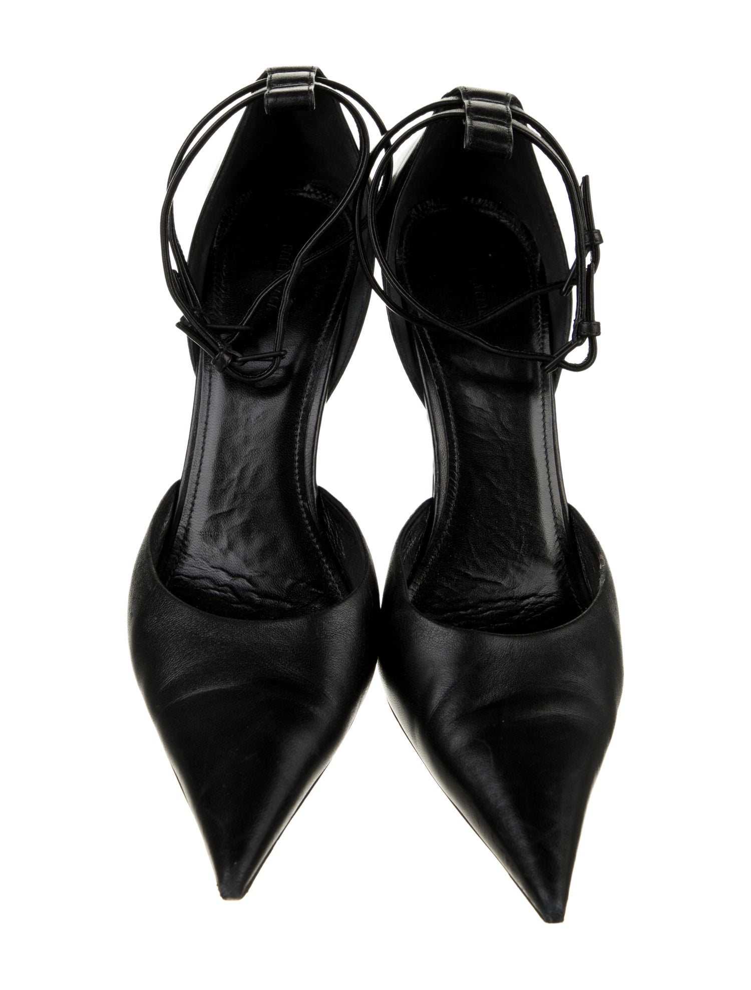 Balenciaga Leather D'Orsay Pumps